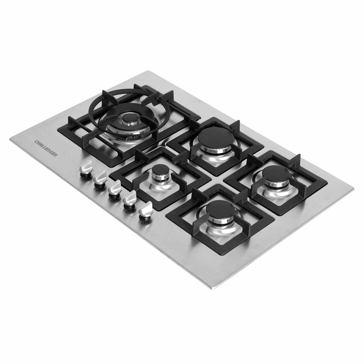 Estufa de Empotrar SI 75 cm Acero a Gas de 5 Puestos - Electrodomesticos | Bylmo