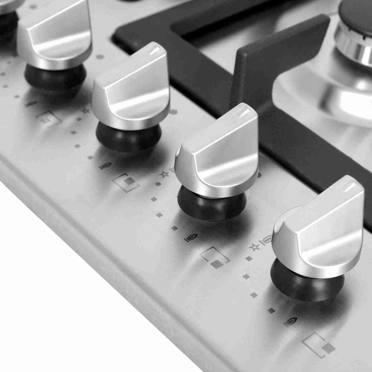 Estufa de Empotrar SI 75 cm Acero a Gas de 5 Puestos - Electrodomesticos | Bylmo