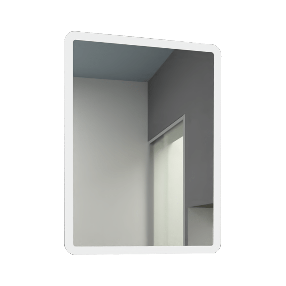 Espejo de Baño Arezzo Plateado 60x80cm Rectangular con Sandblasting - Espejos de Baño | Bylmo