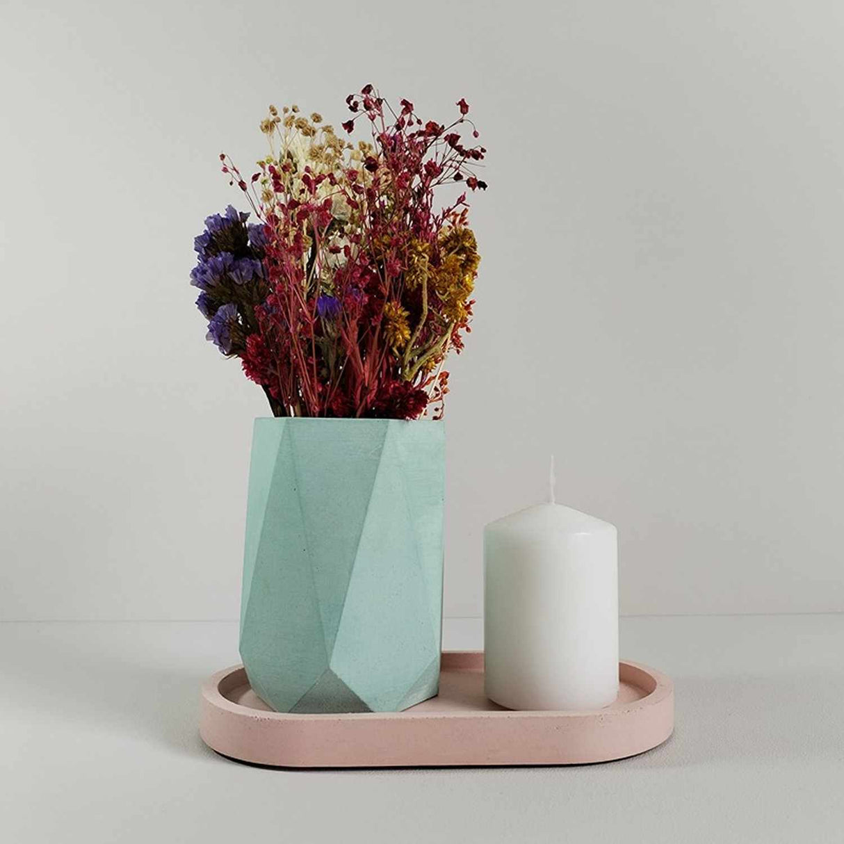 Florero Amalas Verde Menta 7 cm Minimalista - Jardineria | Bylmo