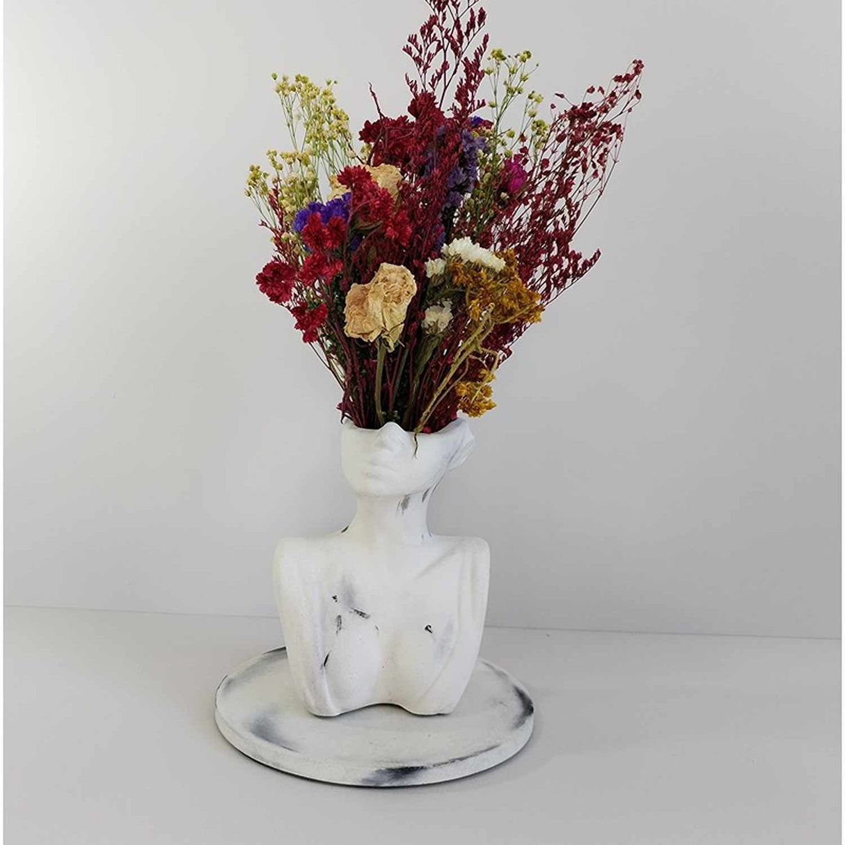 Florero Women Marmól Negro 7 cm Minimalista - Jardineria | Bylmo