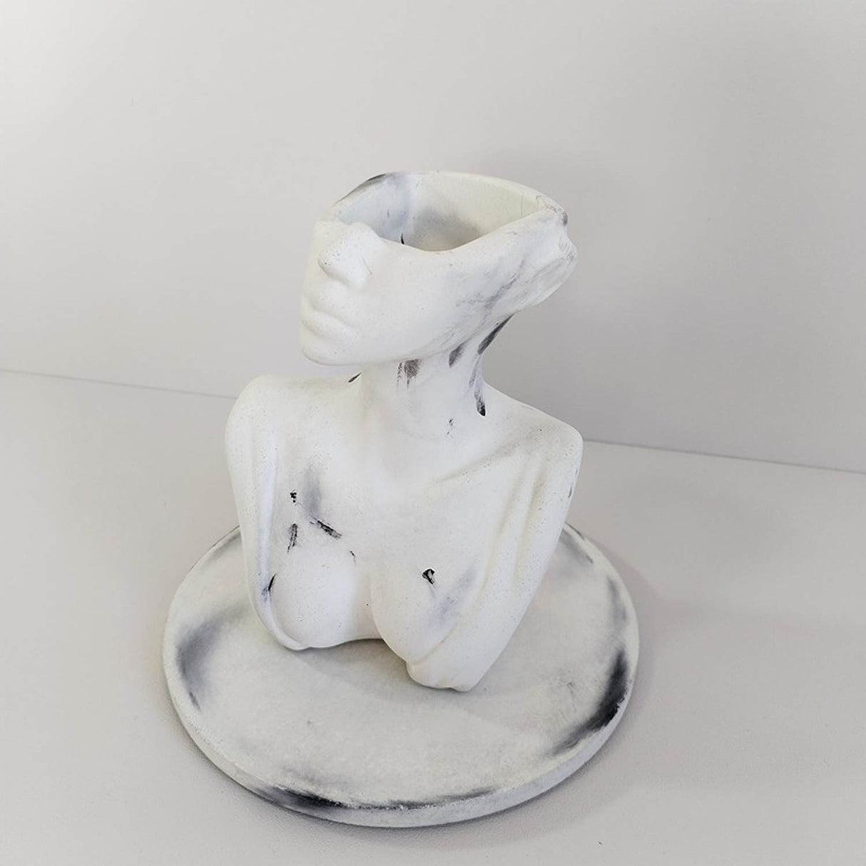 Florero Women Marmól Negro 7 cm Minimalista - Jardineria | Bylmo