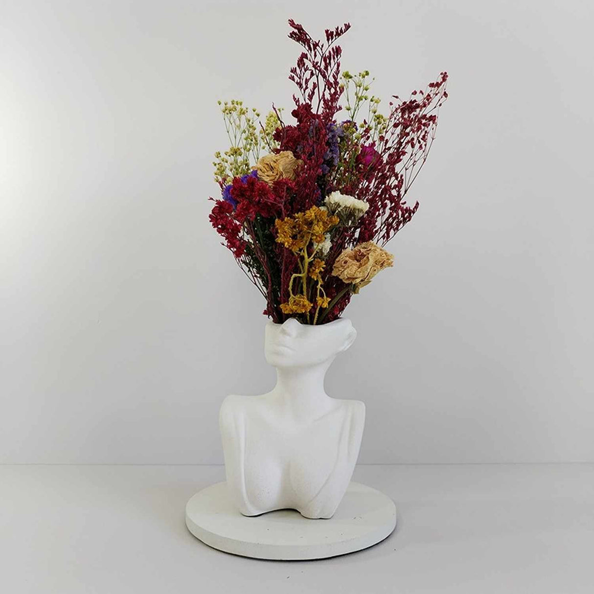 Florero Women Blanco 7 cm Minimalista - Jardineria | Bylmo