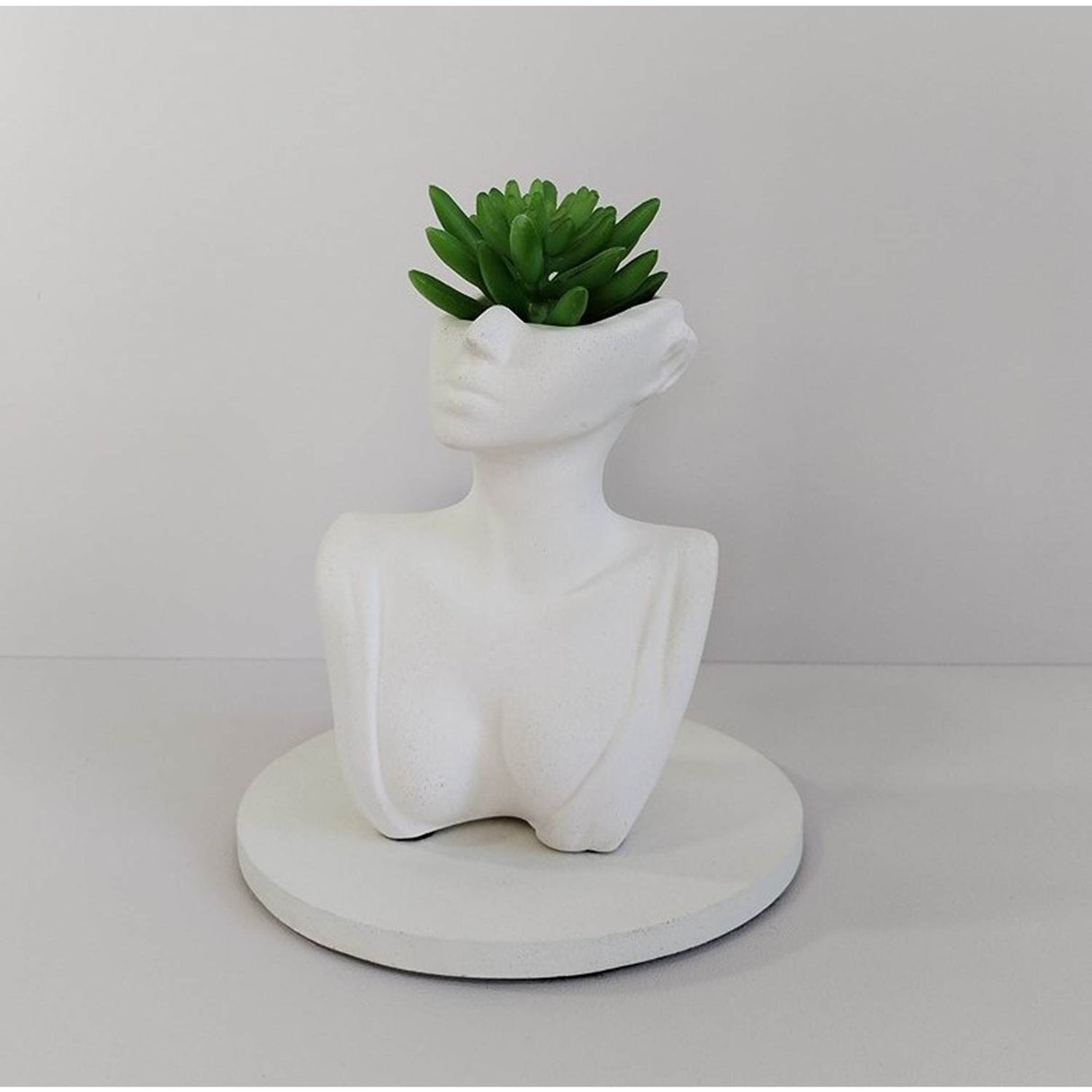 Florero Women Blanco 7 cm Minimalista - Jardineria | Bylmo