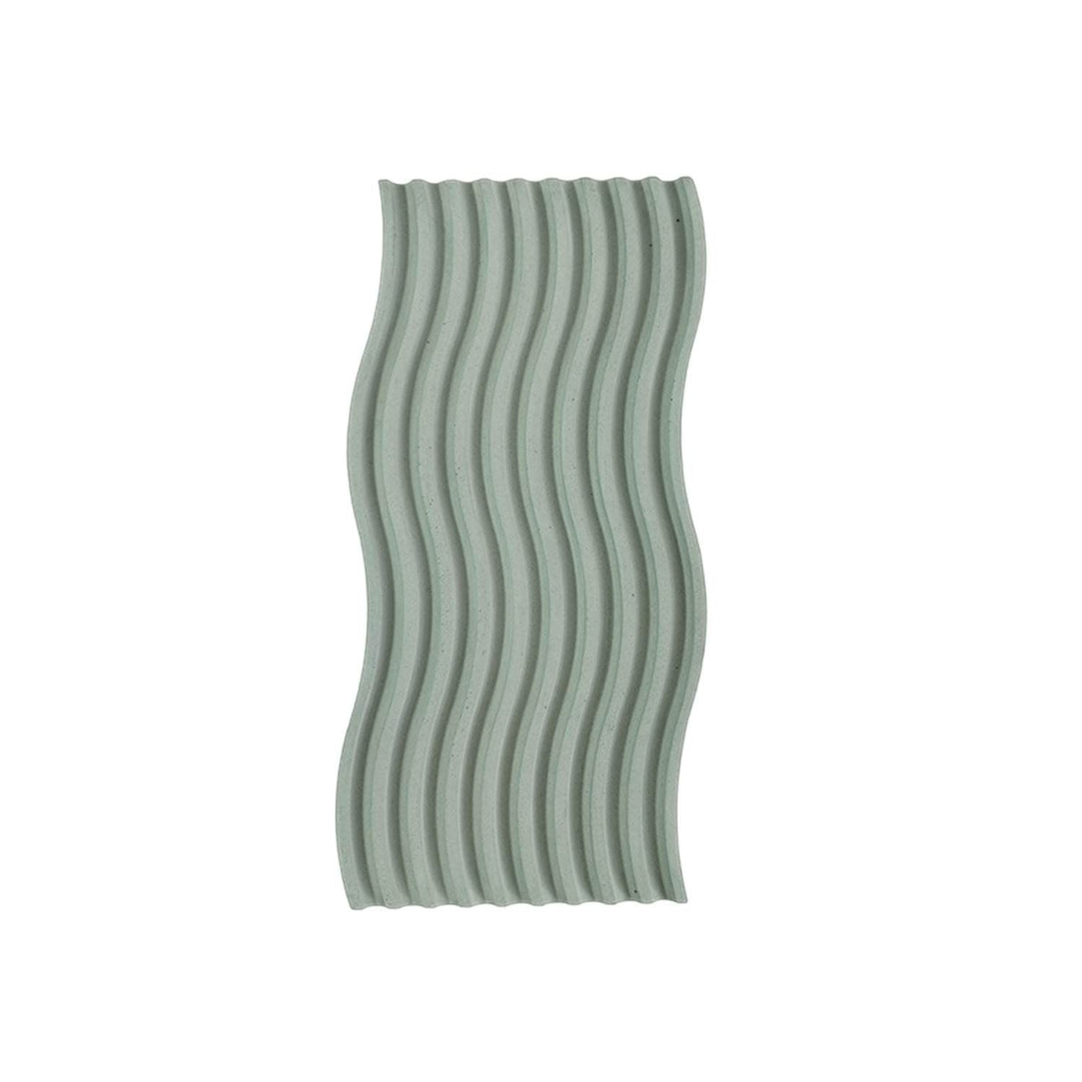 Bandeja Olas Verde Oliva 25 cm Minimalista - Utensilios y Accesorios | Bylmo