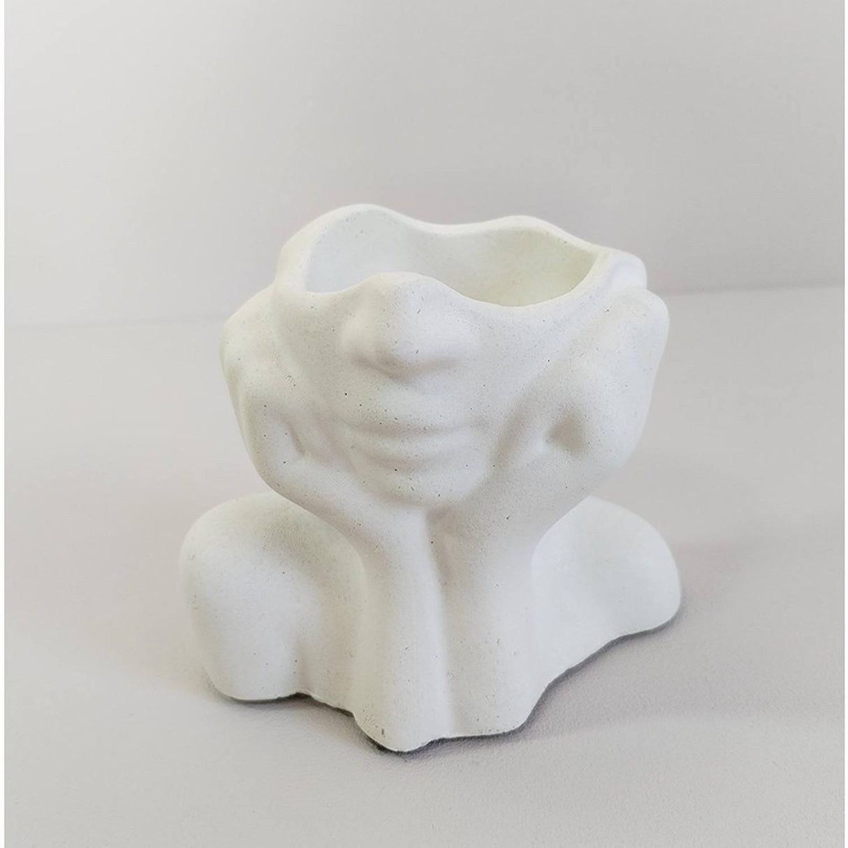 Florero Face Blanco 5 cm Minimalista - Jardineria | Bylmo