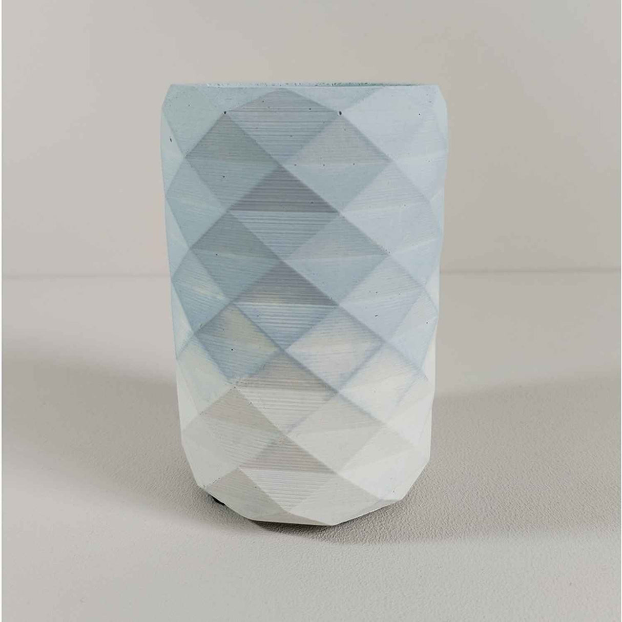 Florero Frida Azul y Blanco 6 cm Minimalista - Jardineria | Bylmo