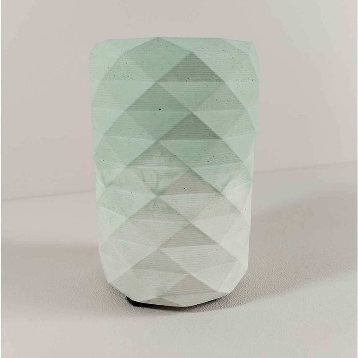 Florero Frida Blanco y Verde Menta 6 cm Minimalista - Jardineria | Bylmo