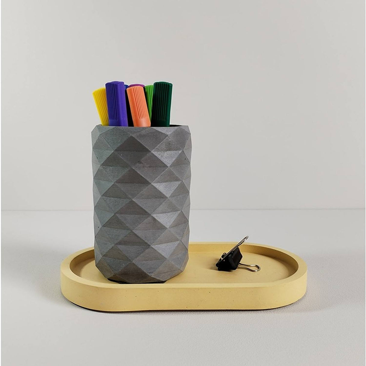 Florero Frida Gris 6 cm Minimalista - Jardineria | Bylmo