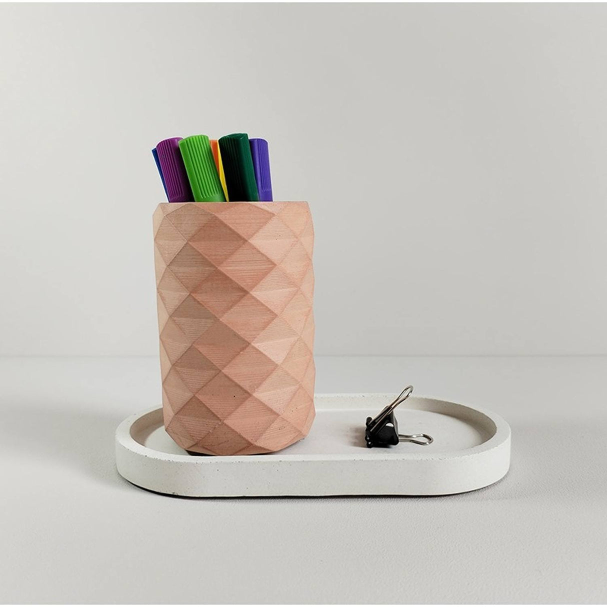 Florero Frida Palo de Rosa 6 cm Minimalista - Jardineria | Bylmo