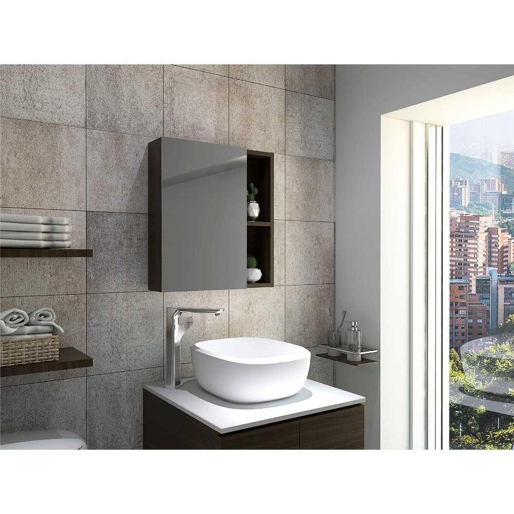 Gabinete Labelle Amareto 45 cm con Espejo y Entrepaños - Gabinetes | Bylmo