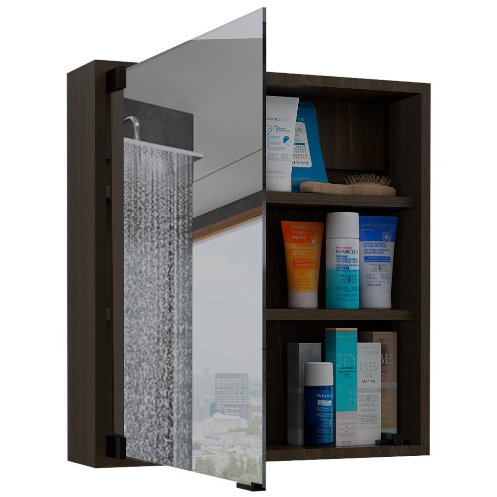 Gabinete Toledo Amareto 50 cm con Espejo - Gabinetes | Bylmo