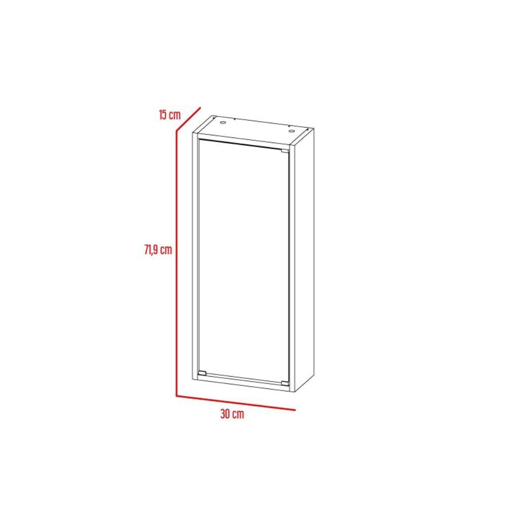 Gabinete Bosco Rovere 30 cm con Espejo - Gabinetes | Bylmo