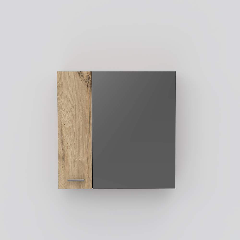 Gabinete Sines Gales y Duna 60 cm con Dos Puertas y Espejo - Gabinetes | Bylmo