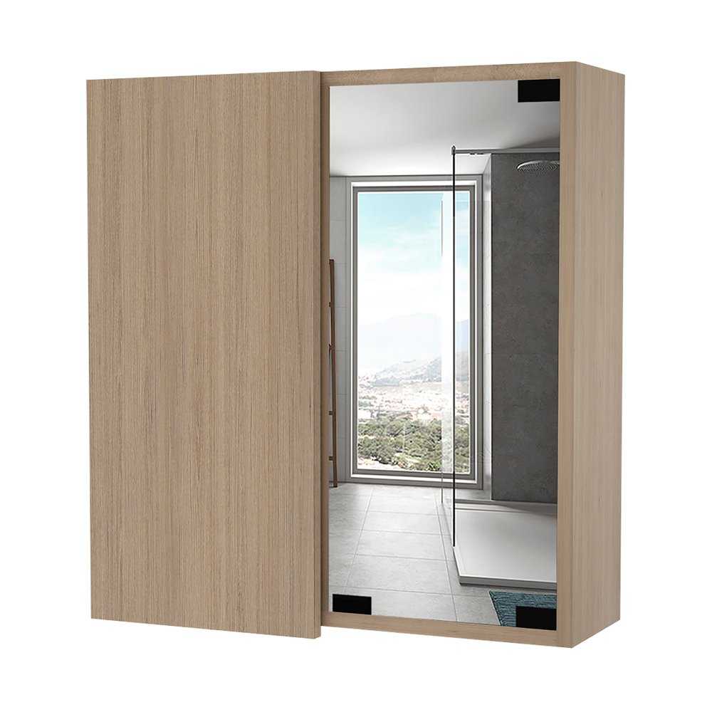 Gabinete de Baño Miro Rovere 50x53.7cm Cuadrado con Espejo y con Tres Entrepaños - Gabinetes | Bylmo