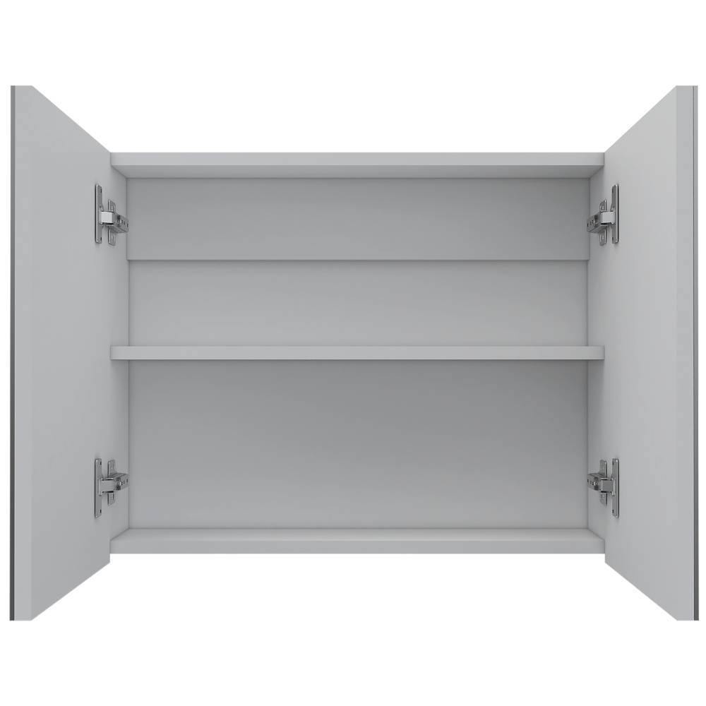 Gabinete Neve Blanco 47 cm con Dos Puertas y Espejo - Gabinetes | Bylmo