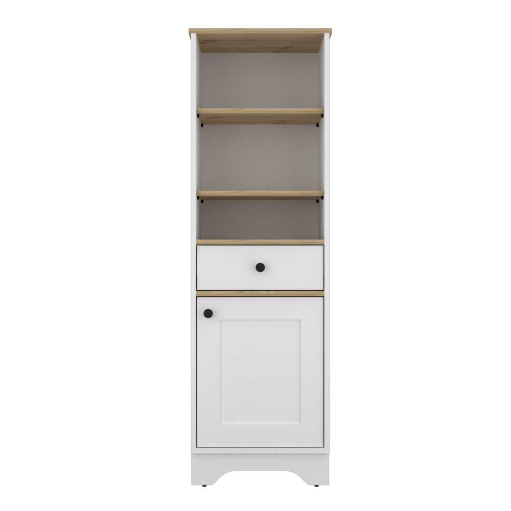 Mueble St Cloud Duna y Blanco 44 cm con Un Cajón y Una Puerta - Gabinetes | Bylmo