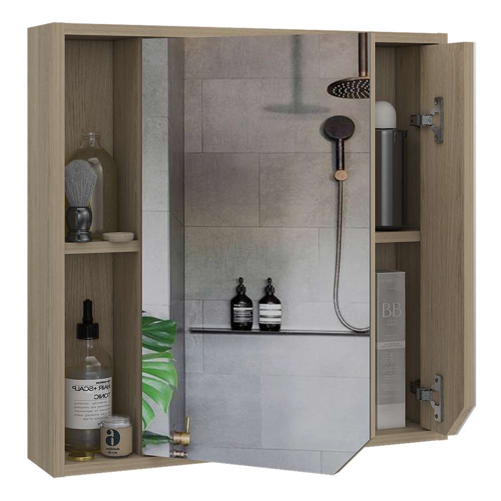 Gabinete Ara Rovere 60 cm con Espejo y Entrepaños - Gabinetes | Bylmo