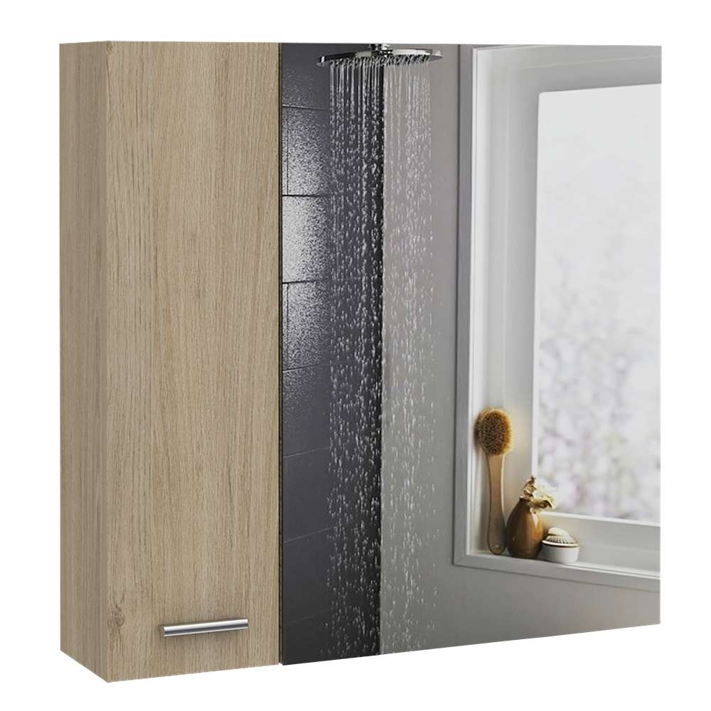 Gabinete Sines Rovere 60 cm con Dos Puertas y Espejo - Gabinetes | Bylmo