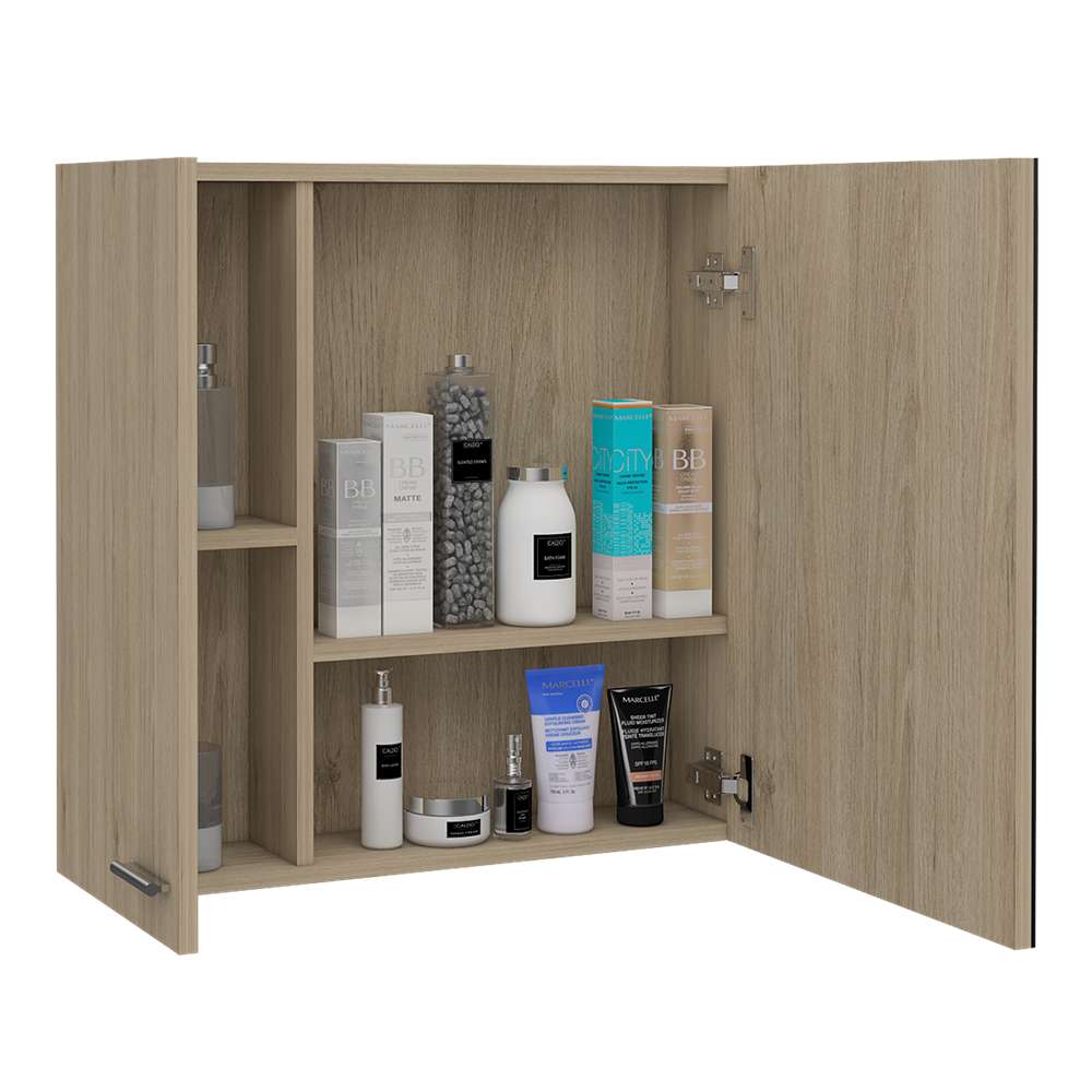 Gabinete Sines Rovere 60 cm con Dos Puertas y Espejo - Gabinetes | Bylmo