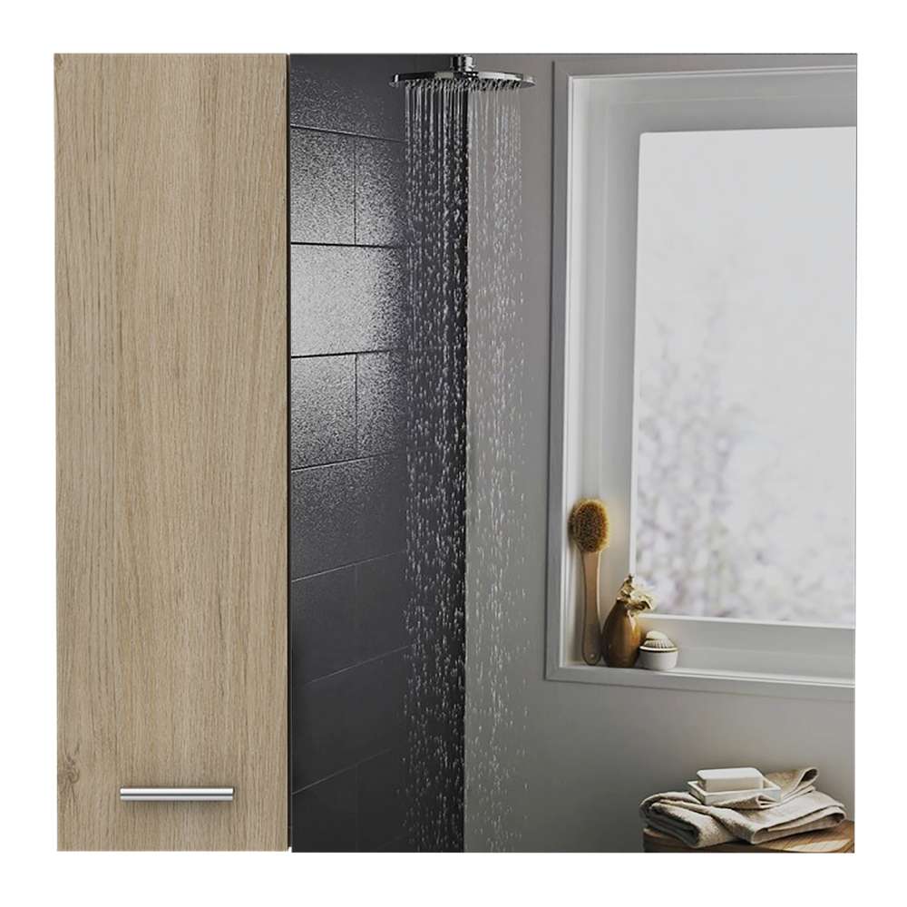 Gabinete Sines Rovere 60 cm con Dos Puertas y Espejo - Gabinetes | Bylmo