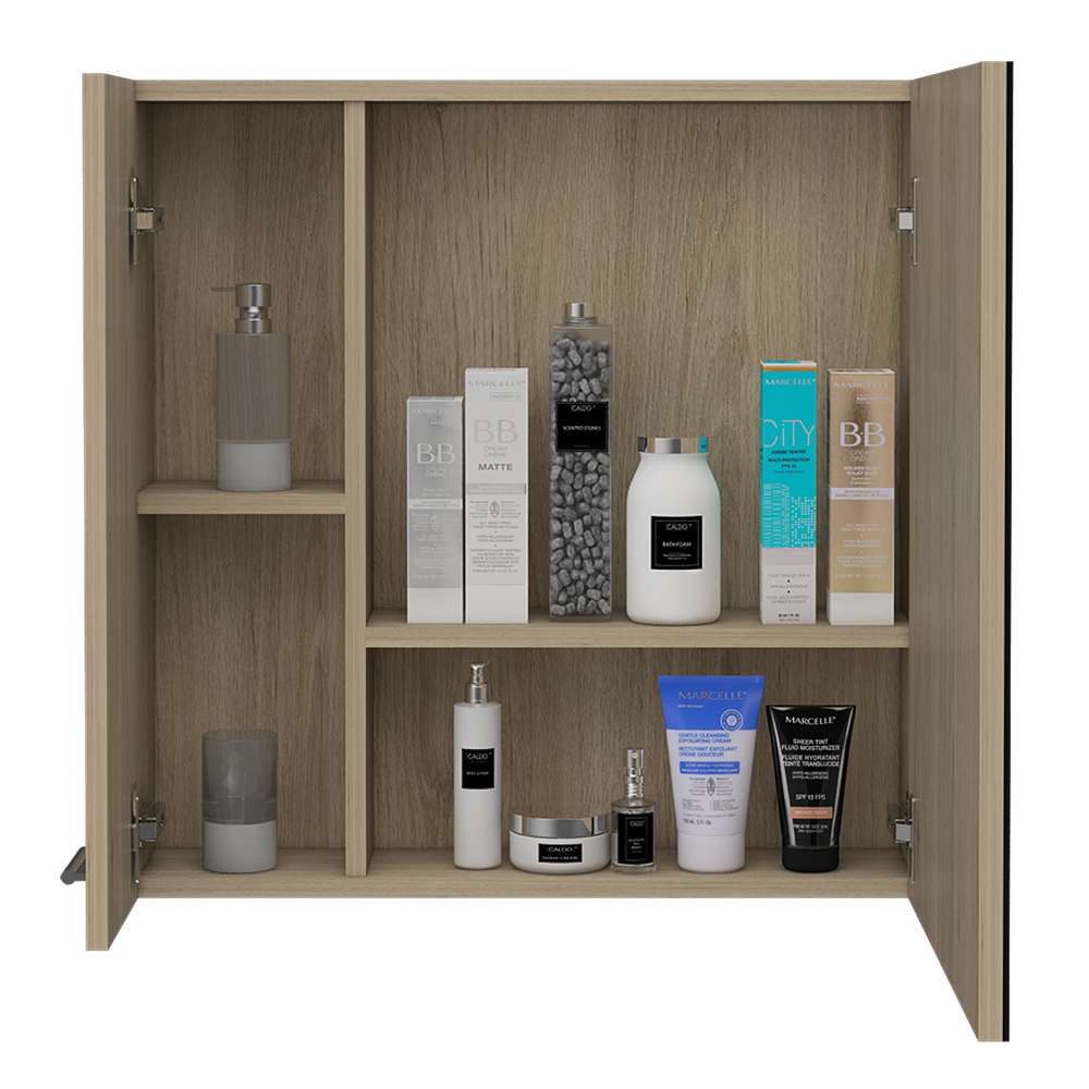 Gabinete Sines Rovere 60 cm con Dos Puertas y Espejo - Gabinetes | Bylmo