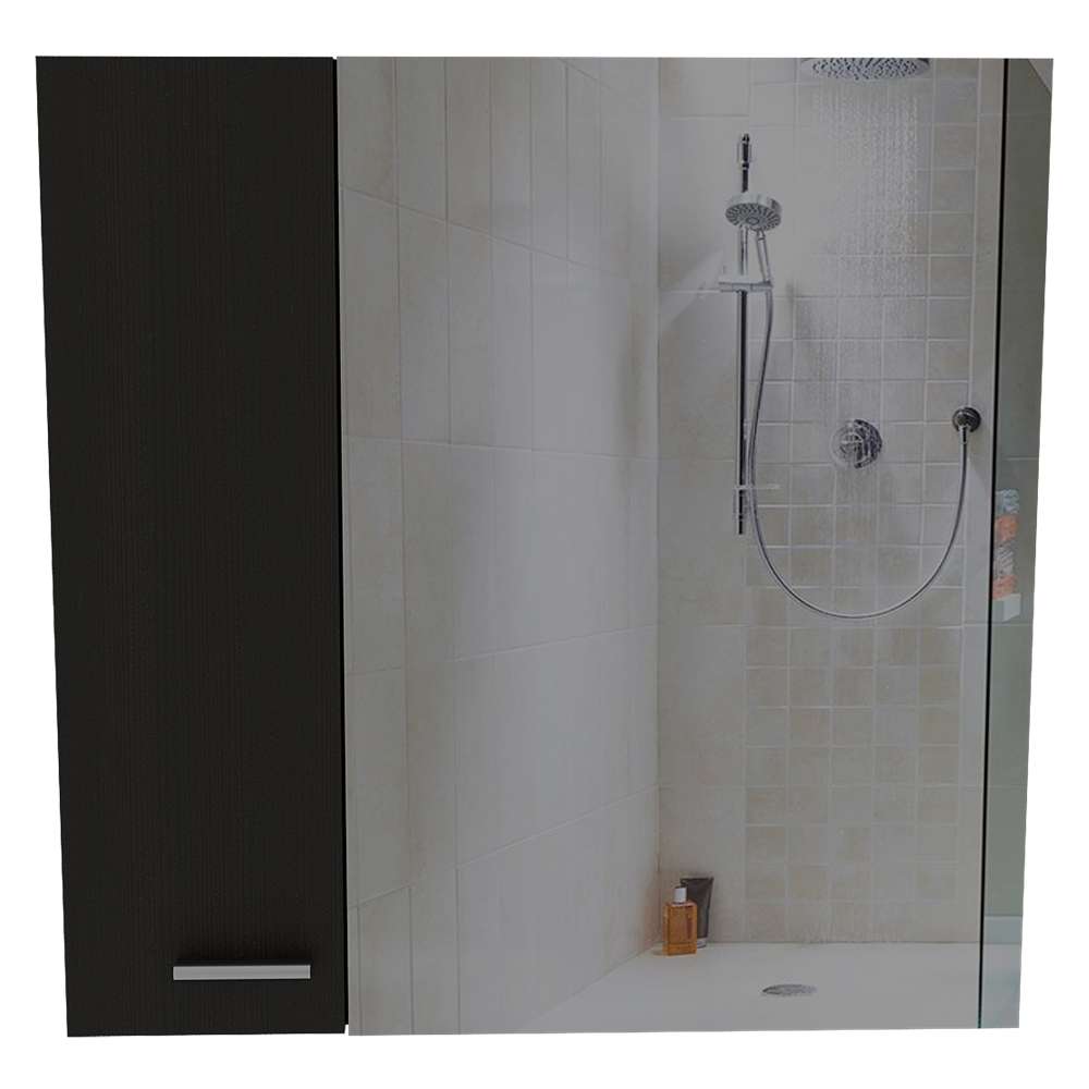 Gabinete Sines Wengue 60 cm con Dos Puertas y Espejo - Gabinetes | Bylmo