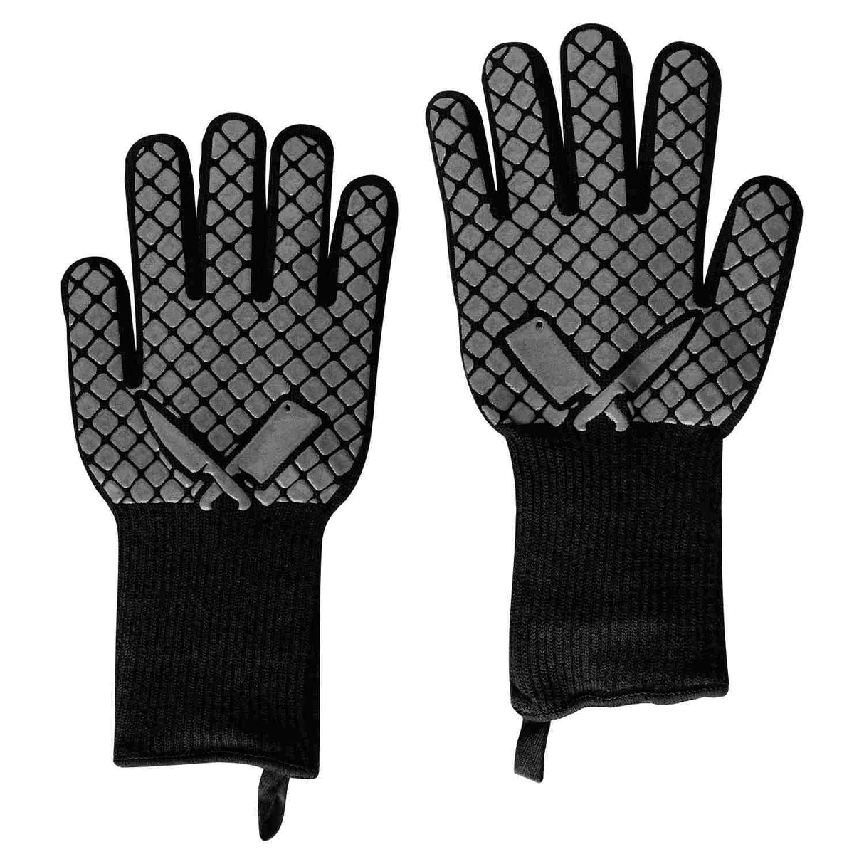 Guantes Churrasco Black 02 Resistentes al Calor Negro - Utensilios y Accesorios | Bylmo