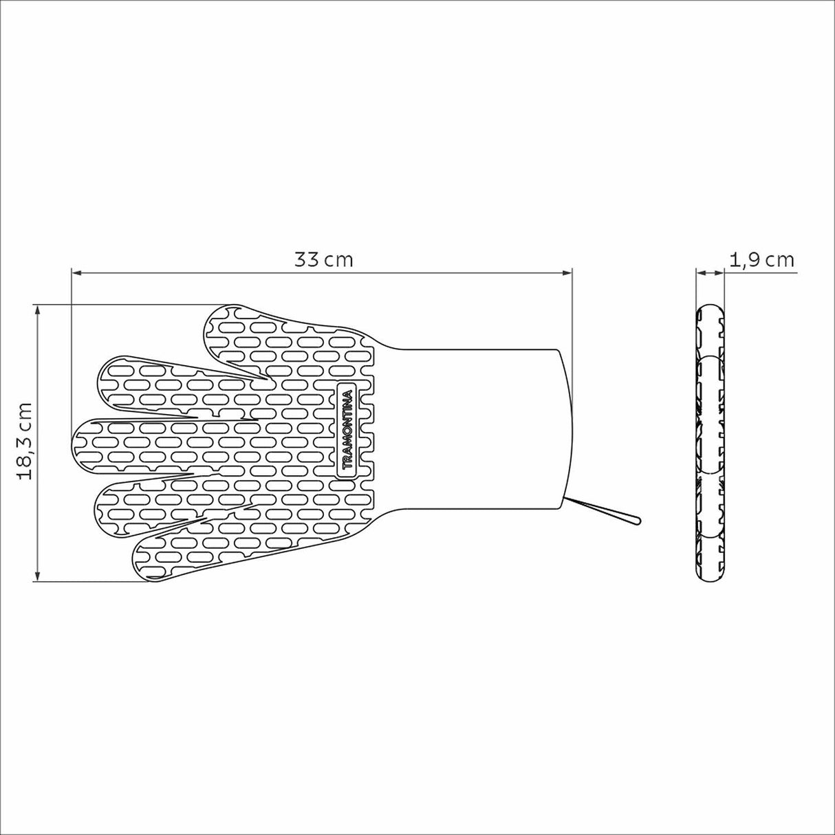 Guantes Churrasco Black 02 Resistentes al Calor Negro - Utensilios y Accesorios | Bylmo