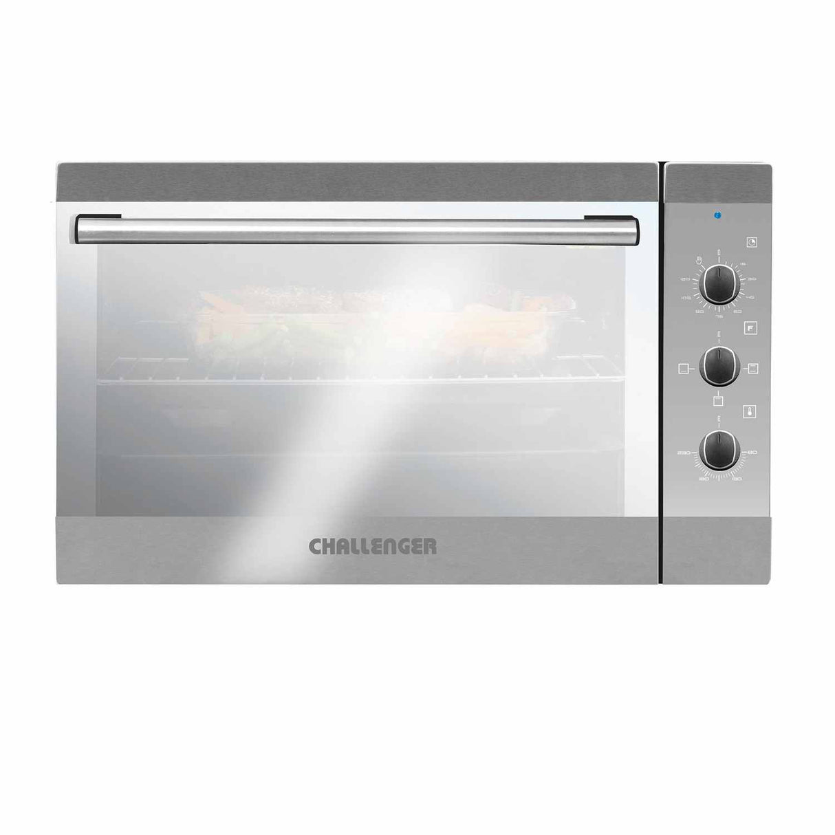 Horno de Empotrar Electrico Challenger Acero 60x36cm 36 Litros y con Temporizador - Electrodomesticos | Bylmo