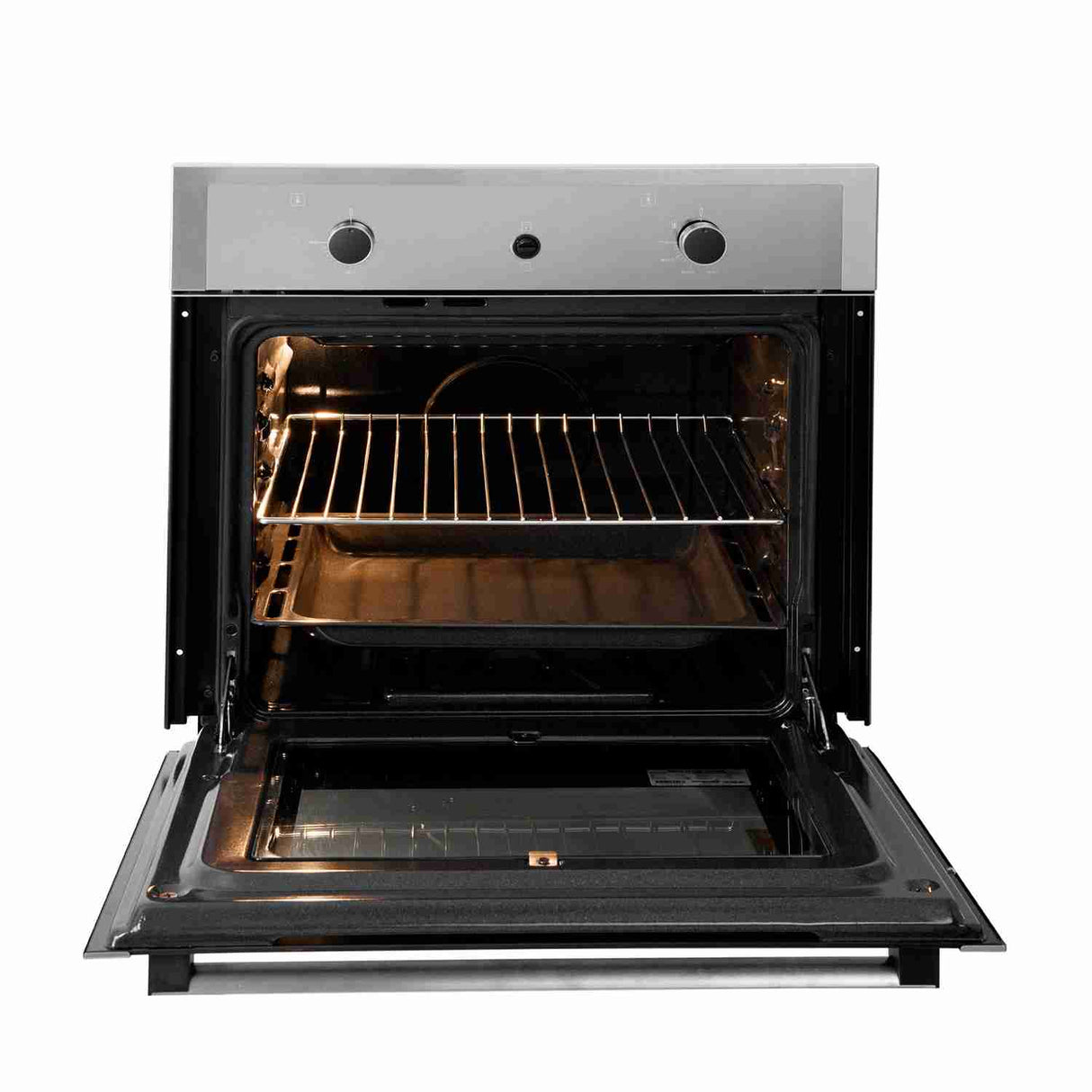 Horno de Empotrar Mixto Challenger Acero 60x60cm 53 Litros y con Temporizador - Electrodomesticos | Bylmo