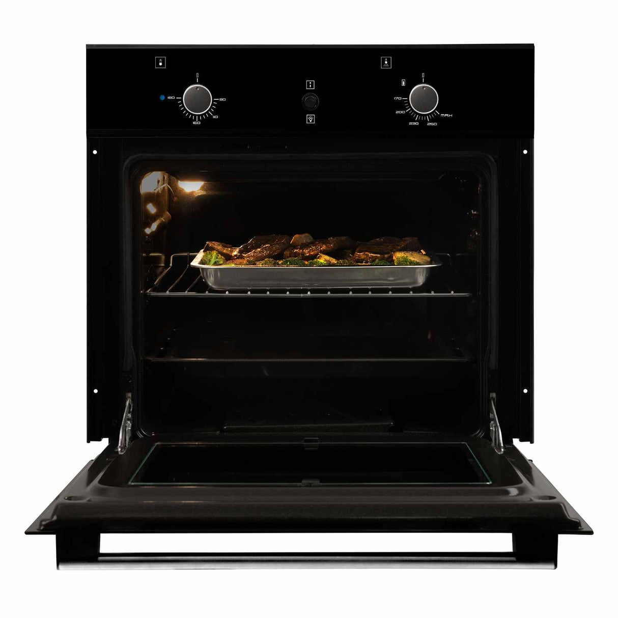 Horno de Empotrar Mixto Challenger Negro 60x60cm 53 Litros - Electrodomesticos | Bylmo