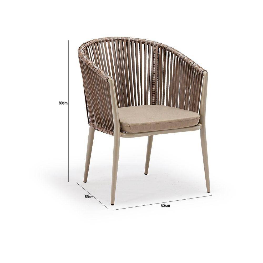 Comedor Valera Miel 90 cm de Exterior - Comedores | Bylmo