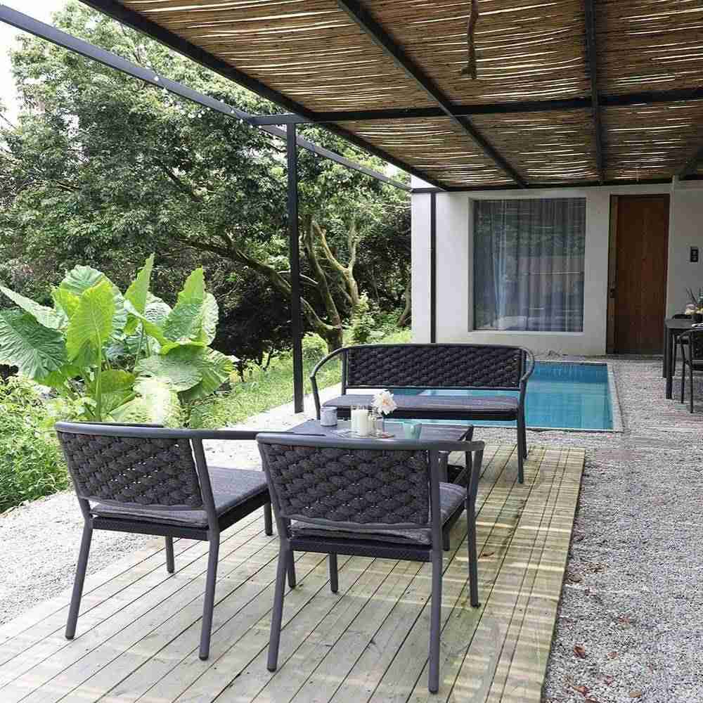 Comedor Tour Gris 90 cm de Exterior - Comedores | Bylmo
