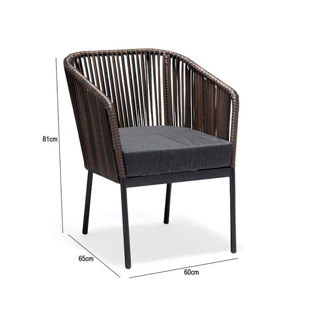 Comedor Barcelona Chocolate 100 cm de Exterior - Comedores | Bylmo