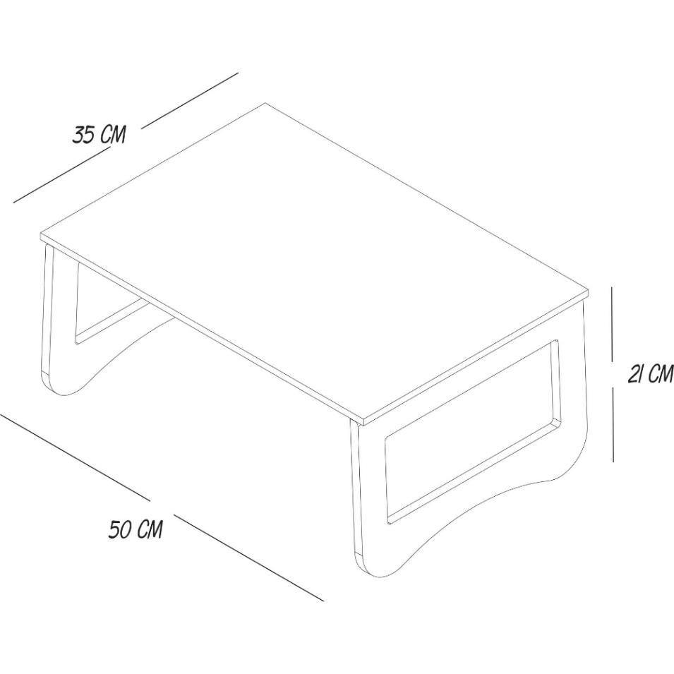 Mesa Pop Gris 50 cm - Escritorios y Archivadores | Bylmo