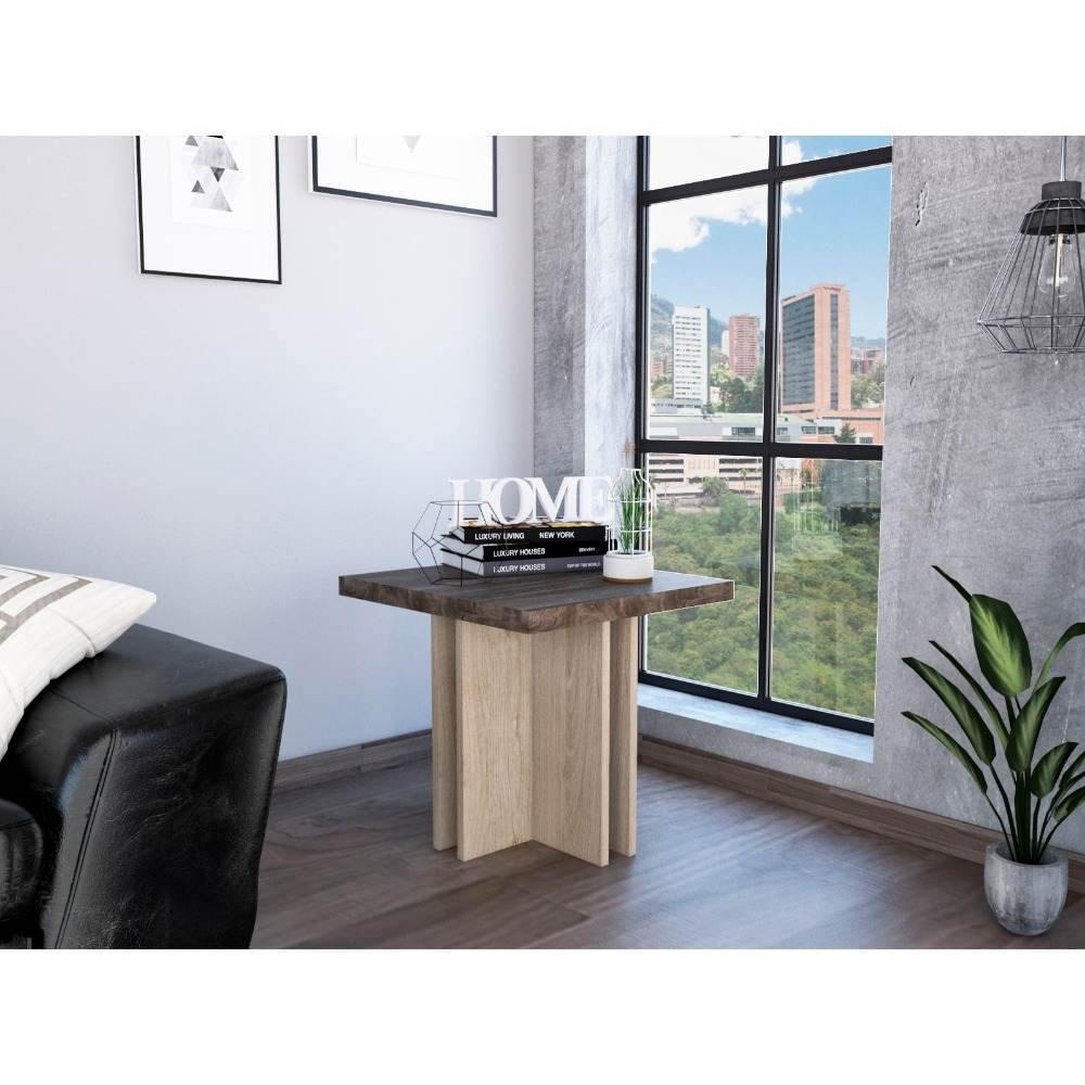 Mesa Athina Rovere y Siena 45 cm Rectangular - Mesas | Bylmo