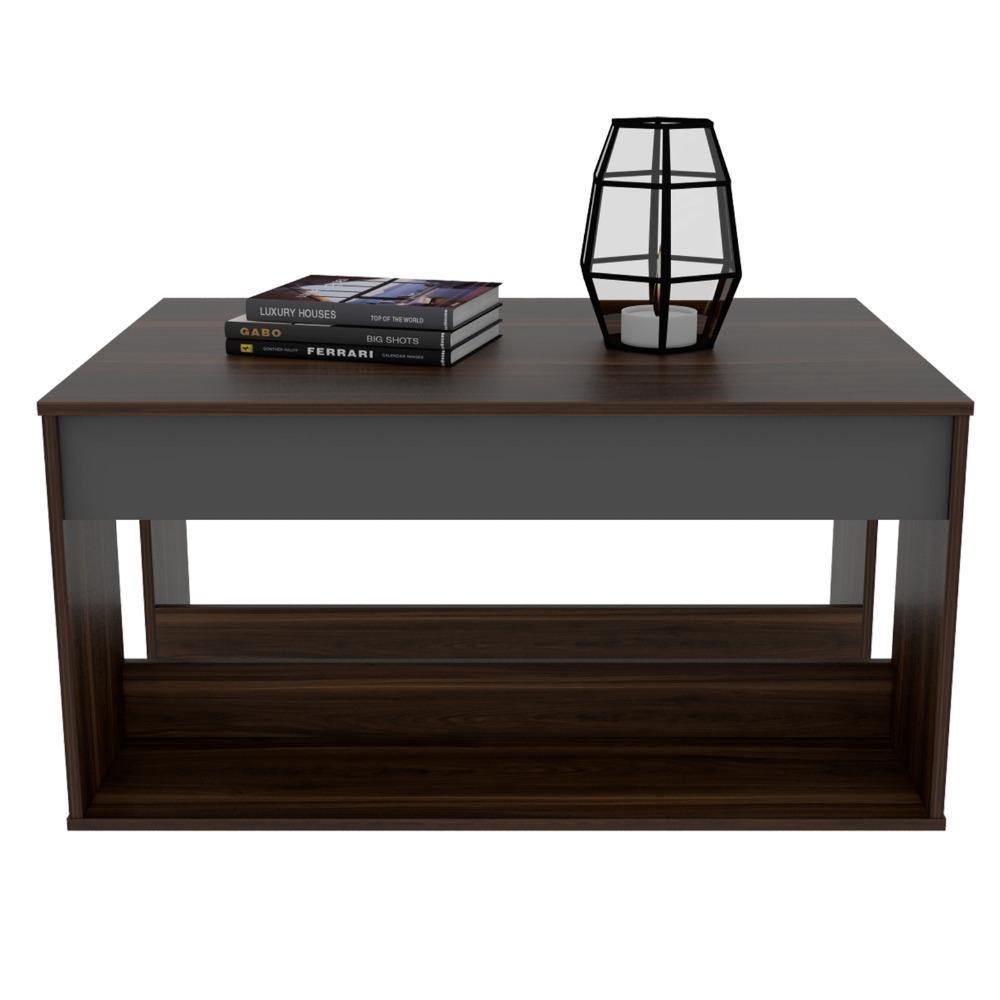 Mesa Dalí Habano y Plomo 100 cm - Mesas | Bylmo