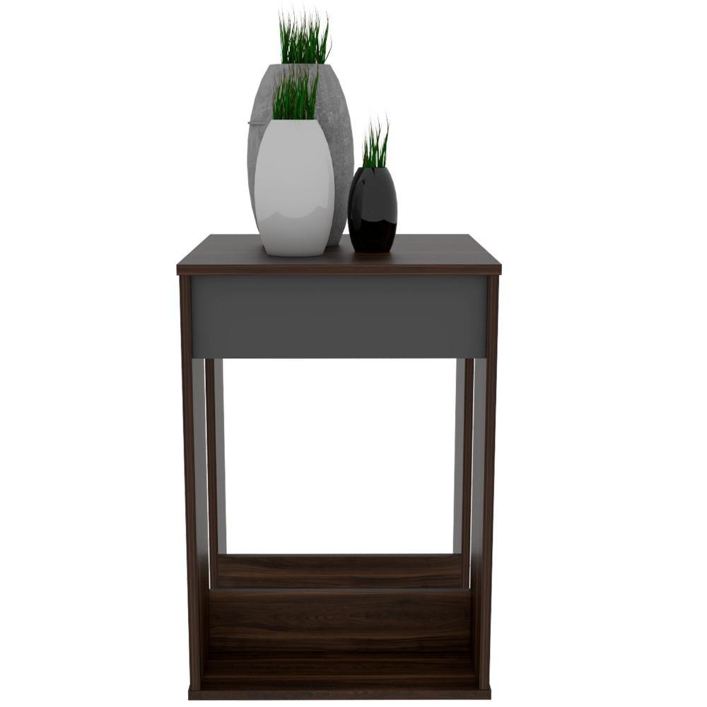 Mesa Dalí Habano y Plomo 45 cm - Mesas | Bylmo