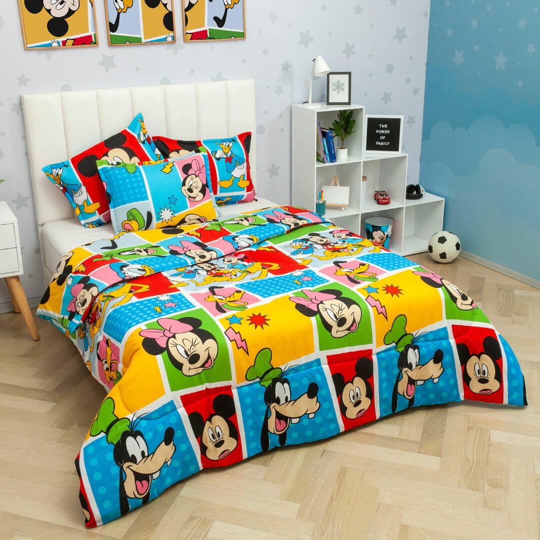 Cubrelecho Acolchado Infantil Multicolor para Cama Sencillo 100 X 190 Cm de Disney - Otros textiles | Bylmo
