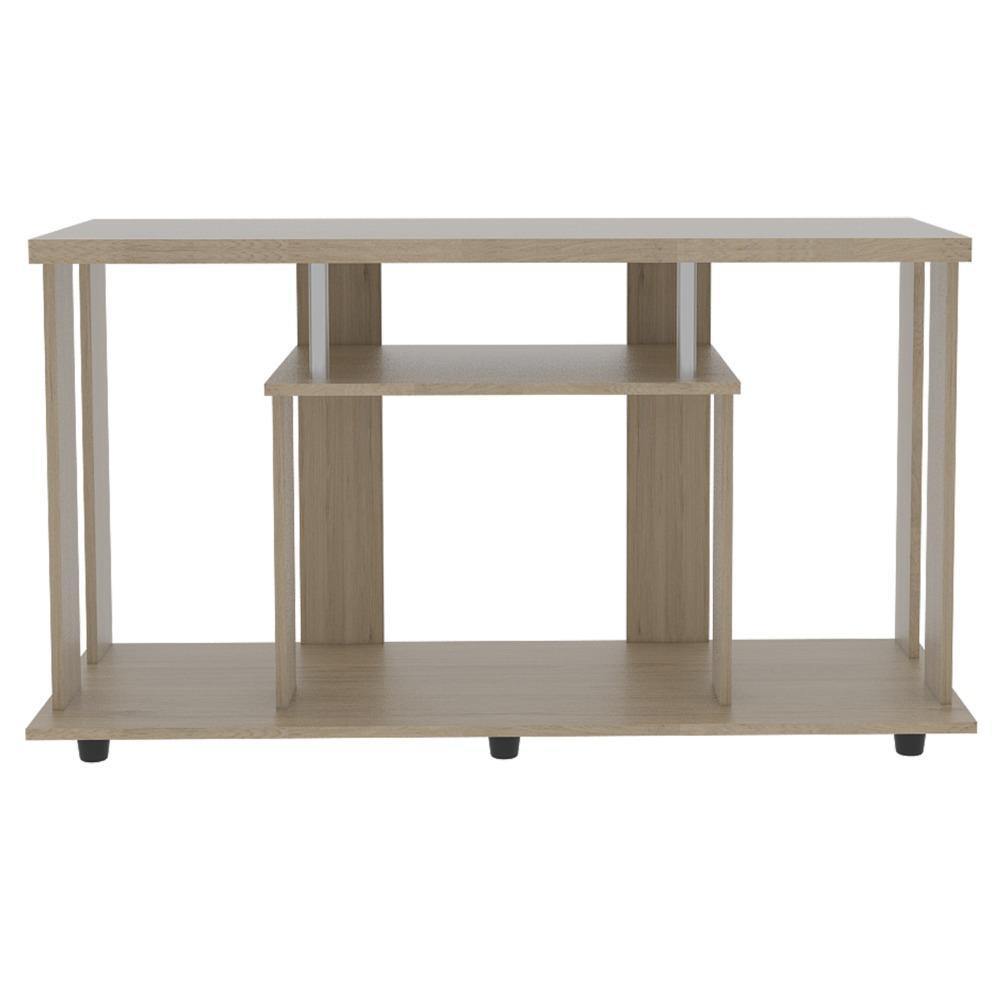 Mesa para TV Lannes Rovere 121x67cm Para TV Hasta 50 Pulgadas sin Cajones y con Patas - Muebles para TV | Bylmo