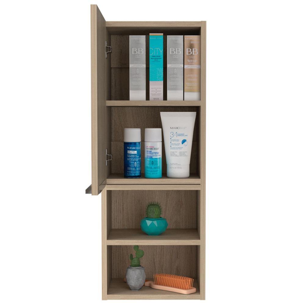 Gabinete de Baño Jules Rovere 30x80cm Rectangular sin Espejo y con Dos Entrepaños - Gabinetes | Bylmo