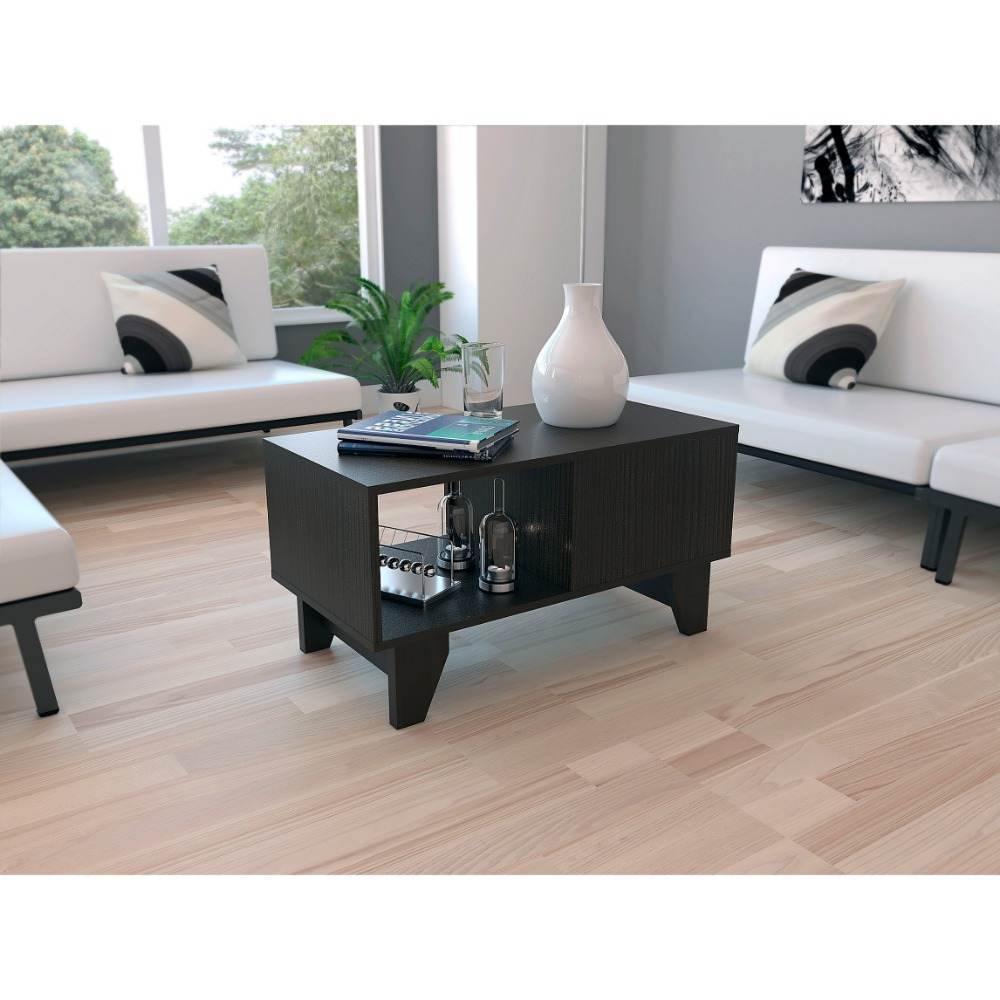 Mesa Ponova Wengue 78 cm con Un Cajón - Mesas | Bylmo