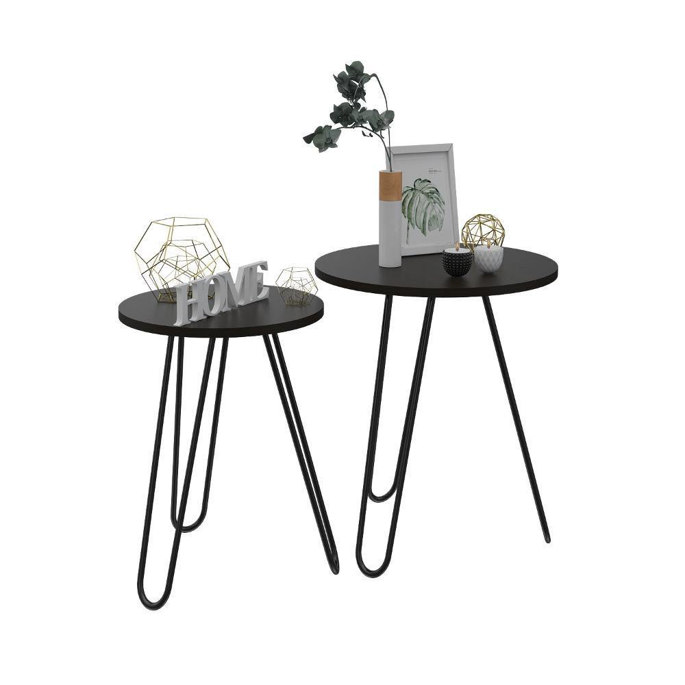 Set x2 Mesas Mamba Wengue 50 cm - Mesas | Bylmo