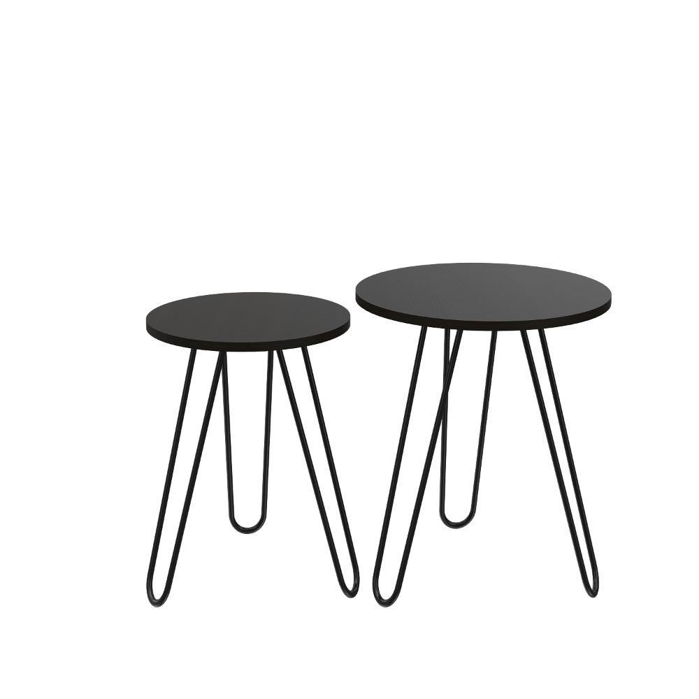 Set x2 Mesas Mamba Wengue 50 cm - Mesas | Bylmo