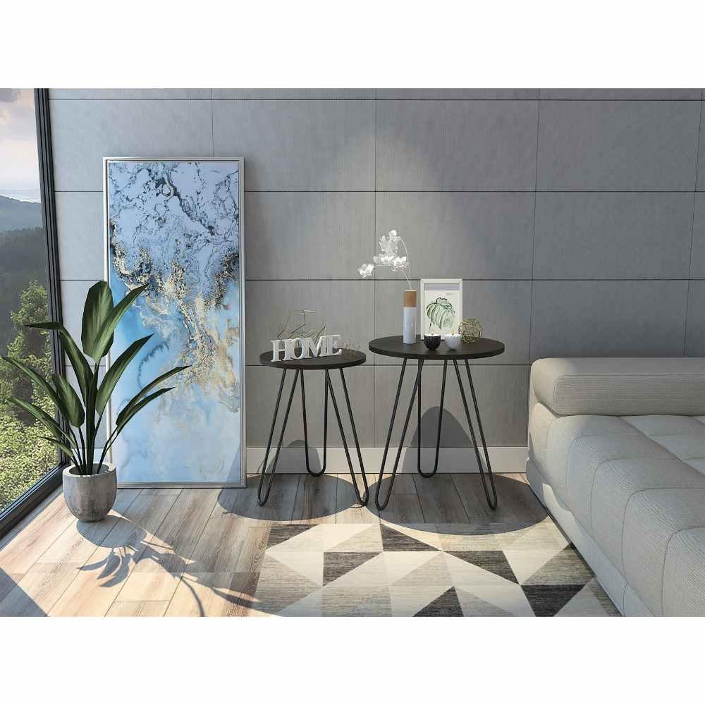 Set x2 Mesas Mamba Wengue 50 cm - Mesas | Bylmo