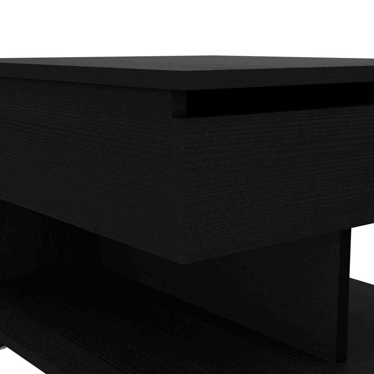 Mesa Auxiliar Luanda Wengue 55 cm Rectangular Extensible con Rodachines - Mesas Auxiliares | Bylmo