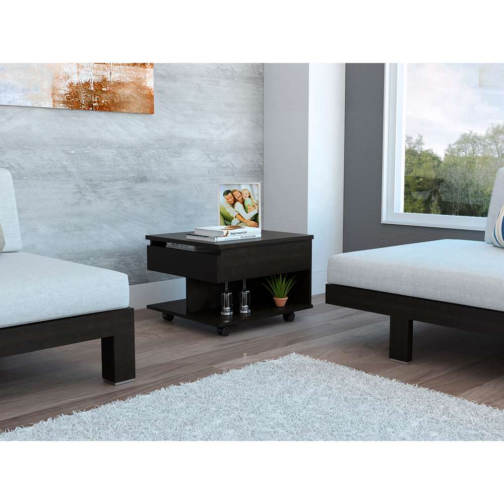 Mesa Luanda Wengue 55 cm Transformable - Mesas | Bylmo