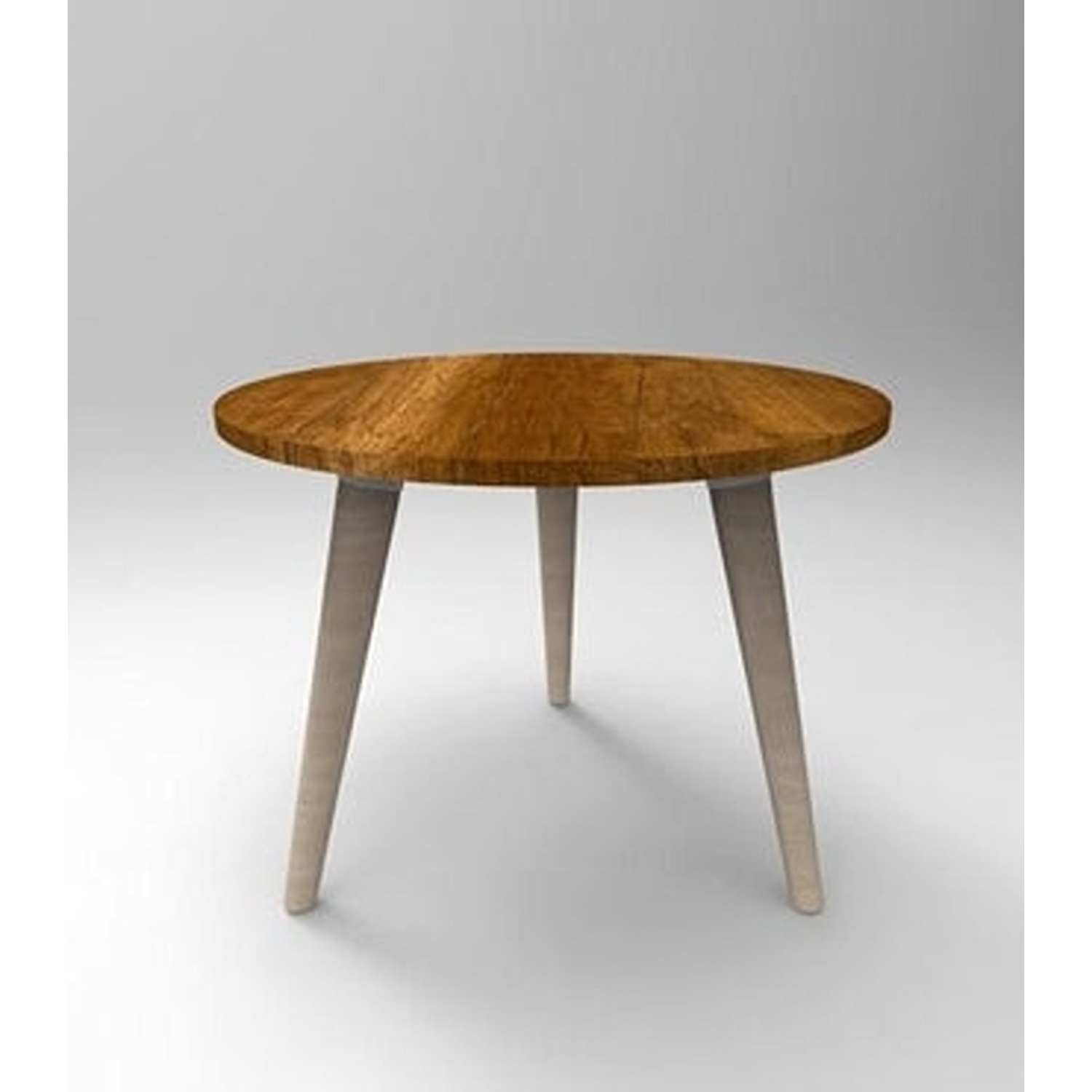  LAKIQ Modem - Mesa auxiliar de madera maciza, mesa