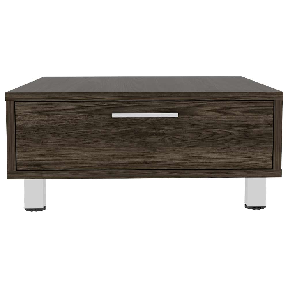Mesa de Centro Beijing Coñac 60x26.3cm Rectangular con Patas y con Compartimientos - Mesas | Bylmo